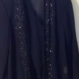 Navy blue elegant gown